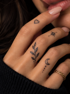 finger tattoos
